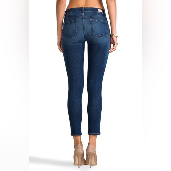 Paige Denim Skyline Ankle Peg Jeans- Dark Wash- Size 26 Waist - Picture 2 of 12